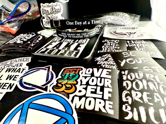 Blacked Out Serenity Band & Keychain W/Recovery Stickerππ»ππ