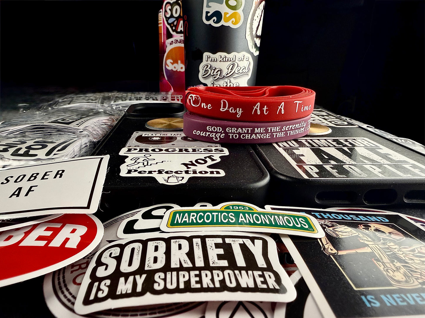 Struggle Red/Burg One Day Serenity Bandsππ»ππ