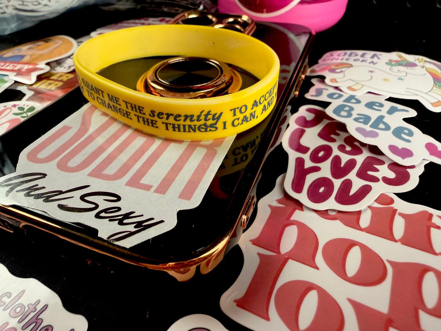 Her Yella Peace Serenity Band🙏🏻👸📘