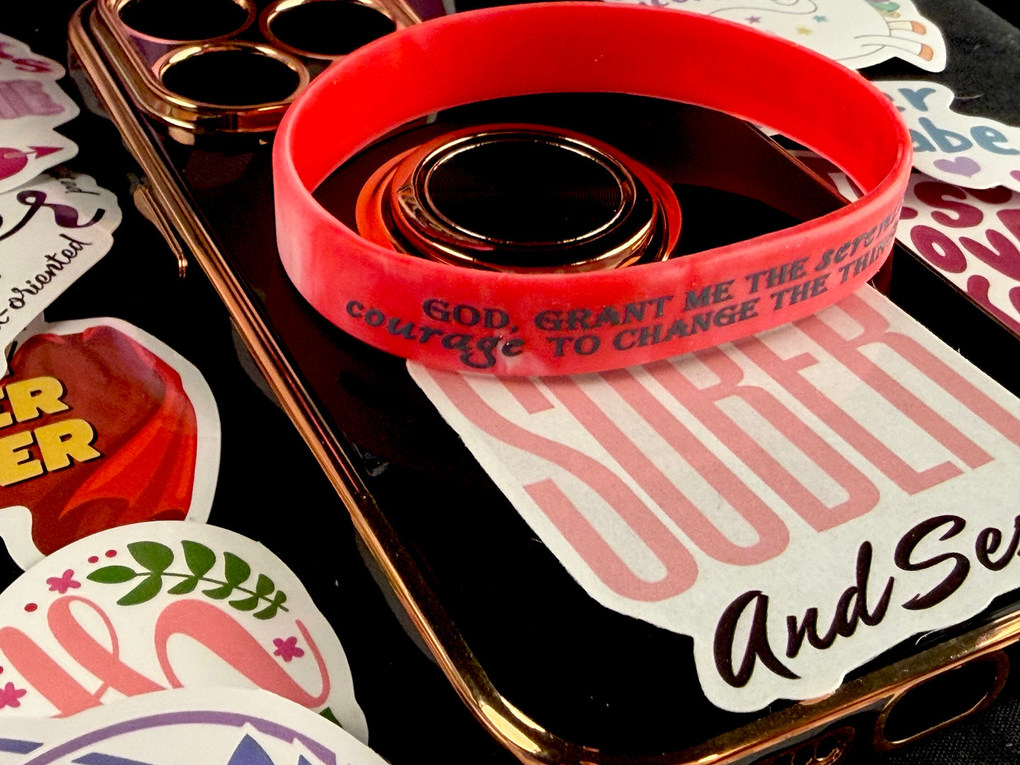 Twisted Heartz Red Serenity Band🙏🏻👸📘