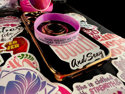 Hot Twist Pink Serenity Band🙏🏻👸📘