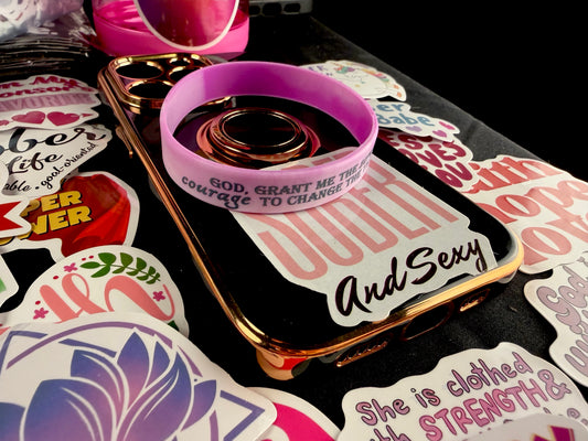 Hot Twist Pink Serenity Band🙏🏻👸📘