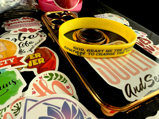 Her Yella Peace Serenity Band🙏🏻👸📘