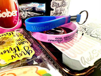 Her “Twisted Pinked” Out Serenity & Keychain W/Recovery Stickers🙏🏻👸📘