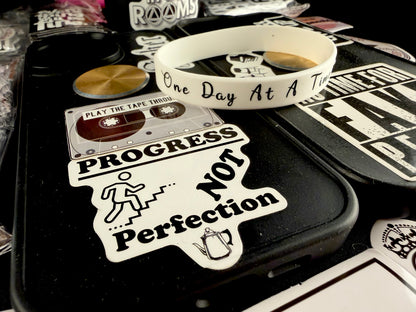 White One Day At A Time Band🙏🏻👑📘