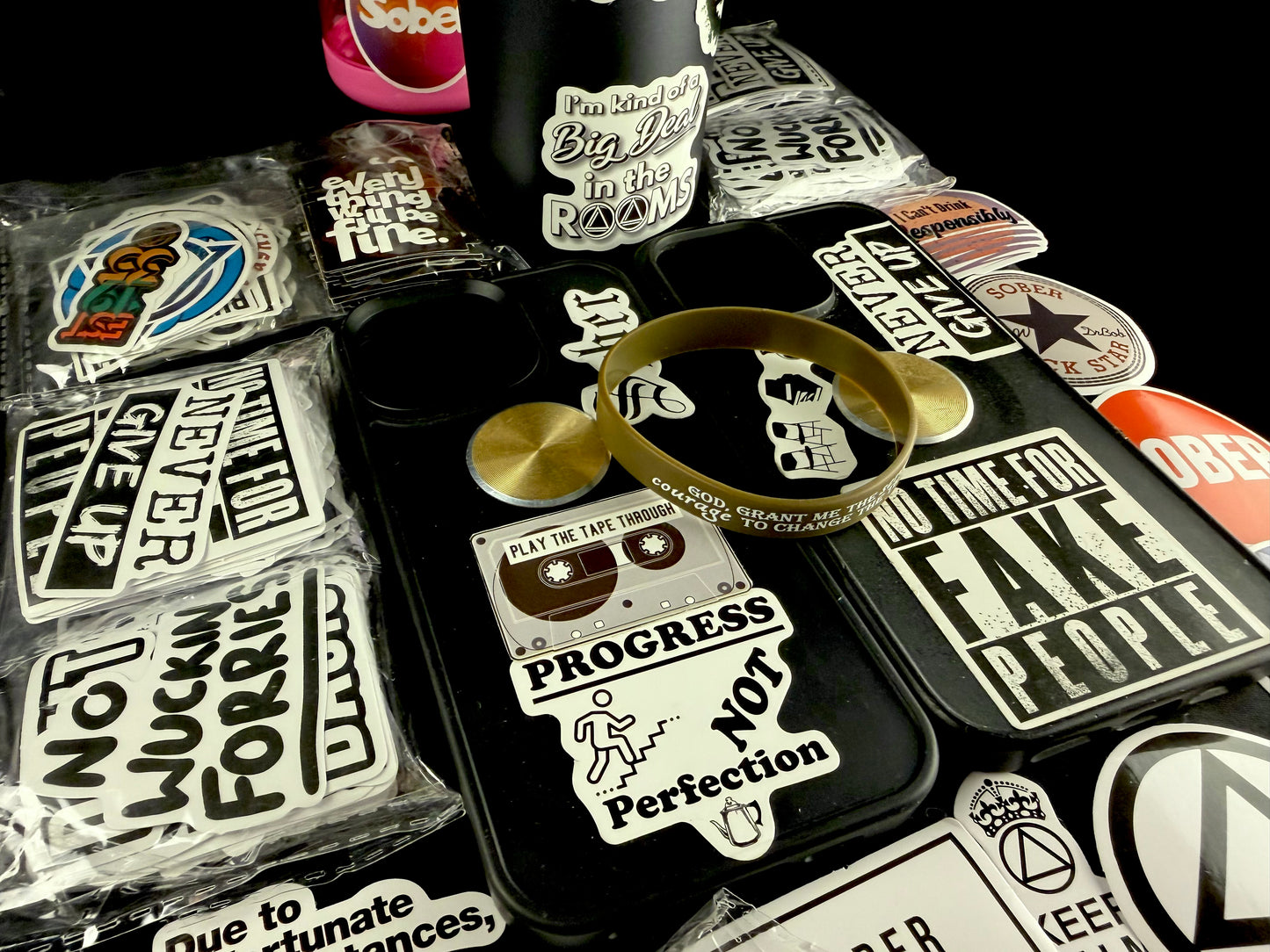 Down Recovery Brown Serenity Band🙏🏻👑📘