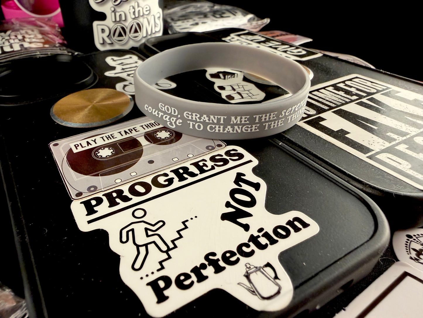 Lighter Grey Thoughts Serenity Band🙏🏻👑📘