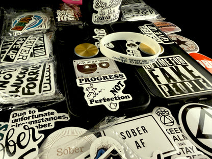 Pure Thoughts Serenity Band W/Recovery & Insperational Stick-on🙏🏻👑📘